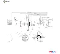JAPKO MJ00159 Shock absorber
