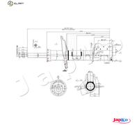 JAPKO MJ00159 Shock absorber