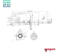 JAPANPARTS MM-00158 Shock absorber