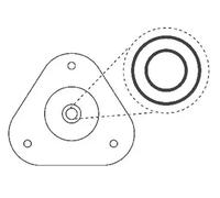 Shock absorber mount Front Axle SM5639 KYB for TOYOTA LEXUS