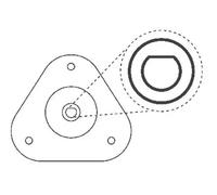 Shock absorber mount Front Axle SM5658 KYB for TOYOTA RAV 4 III