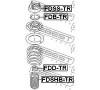 Shock absorber needle roller bearing Front Axle FDB-TR FEBEST for FORD VOLVO