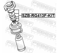 Fits FEBEST SZB-RG413F-KIT FRONT SHOCK ABSORBER SUPPORT BEARING ⭐UK Stock⭐