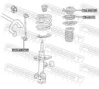 ROLLING BEARING SUSPENSION STRUT SUPPORT MOUNT TB-ASV70 FOR LEXUS TOYOTA 2.0L ES