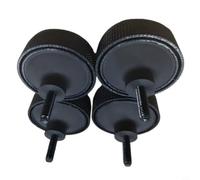 Shock Absorber Pads for Technics SL-1200 for mk2 for mk3 for mk4 MK5 MK6 | Rubber And Plastic, Reduces Resonance, Fits SL-1210 MK2-MK6, Black Finish, 4-piece Set