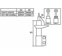 KYB 334192 Shock absorber