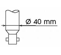 Shock absorber Rear Axle Top eye 551810 KYB for RENAULT NISSAN