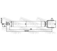 REAR AXLE SHOCK ABSORBER 20110-002R