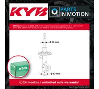 Shock Absorber (Single Handed) fits CITROEN C3 Mk3 1.6D Front Left 2016 on KYB