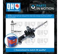 Shock Absorber (Single Handed) Front Left QAG181391 Quinton Hazell 9801729580