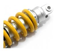 Shock Absorber Suspension Shock Absorber 285MM Universal Motorcycle Adjustable Rear Oil-gas Mixing Damping Device(Gold)