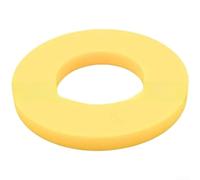 Shock absorber top mount bushing with suspension damping ring spacer in rubber for improved vibration control and reinforced shock absorber support (Yellow)