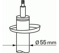 Front Shock Absorber Strut VW:BEETLE,JETTA III 3,IV 4,GOLF VI 6,V 5 5C0413031BC