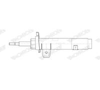 1x Shock Absorber (Single) D0037L Front Left Monroe Adventure 31316789853