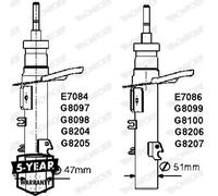 MONROE G8100 Shock absorber