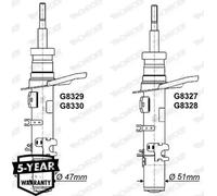 Monroe Shock Absorber G8328 Top Pin – Fits Citroën/Peugeot 301, C‑Elysée (2014–2016)