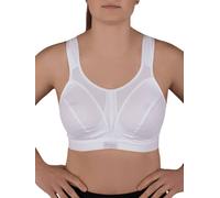 Champion Active D+ Shock Absorber Sports Bra, Maximum Support, Breathable, Quick-Dry, Fully Adjustable, Padded Straps for Superior Comfort, Back Fastening White