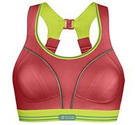 Shock Absorber Women's Ultimate Run Bra Run Bra - Red/Lime, 30B