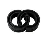 Shock Absorbers 2Pcs Universal Multiple Model Car Shock Absorber Power Auto-Buffers Cushion Suspension Buffer Spring Bumpers Car Accessories Damper(Black B)