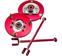 Shock Absorbers Adjustable Rear Camber Control Arm +Front Camber Plate For BMW E46 For M3 323i 318Ci Top Upper Mount For E46 98-05 3 Series 316 Car Shock Absorber