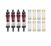 Shock Absorbers Parts For Traxxas For Mini For Maxx For Xrt 87mm Alloy Front Rear Adjustable Progressive For Spring Shock Absorbers Parts(Red)