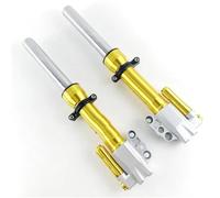 Shock Absorbers Universal 30/33 Core 380mm 400mm Motorcycle Front Shock Absorber For Cygnus-X For BWS For RSZ JOG For Niu N1S NQI E-scooter Modify Suspension strut(30 core 380mm gold)