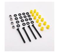 Shock Absorbing Column Anti Vibration Standoff for F4 F7 Flight Controller, Isolation Mount Damping Screw for RC FPV Drone Flying Tower, Vibration Damping Fixing Kit for F405 Stack(M3x25 Yellow)