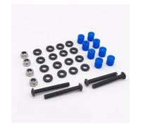 Shock Absorbing Column Anti Vibration Standoff for F4 F7 Flight Controller, Isolation Mount Damping Screw for RC FPV Drone Flying Tower, Vibration Damping Fixing Kit for F405 Stack(M3x30 Blue)