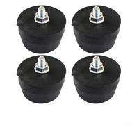 Shock Absorbing Feet 53x28mm for HVAC Units | High-grade rubber, M8 thread, 53x28mm size, reduces vibration, prevents slipping