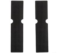 Shock Absorbing Handlebar Tape Pads for Road Bikes with Flexible Silicone Spacers to Reduce Hand Fatigue on Rough Terrain (145mm long)