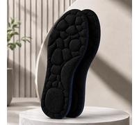 Shock Absorbing Insoles High Elastic Massage Rebound Cushioning for Sports, All Day Standing and Walking, All Season Comfort, Black, US Men10.5-12