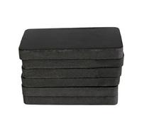 Shock Absorbing Mat - Floor Protector, Sound Dampening Mat | 6PC Heavy Duty Vibration Isolation with High Density Rubber, Quiet Workout, Non-Slip Perfect for Apartment or Basement Noise Co