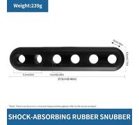 Shock Absorbing Rubber Snubber for Boats | Marine Grade for epdm | Mooring Line to Reduce Strain on Cleats and Fittings | UV and Saltwater Resistant Buffer for Sailboat Yacht