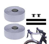 Shock Absorbing Tape, Soft Bike Handlebar Wrap, 2 Sets Cushion Pad with Anti Slip Grip, EVA Foam Cycling Accessory, Bicycle Grip with Textured Design, Tape Road Gear for Comfortable Ride Rainy Days