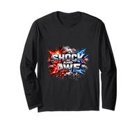 Shock and awe Vintage Gift Lettering Inspiration Motivation Long Sleeve T-Shirt