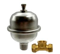Shock Arrestor 0.16 Litre Expansion Vessel & 15mm Tee