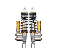 Shock Damper For 125 Dirt Bike Gok Niu Wildfire Universal 305mm-335mm Motorcycle Rear Double Adjust Damping Shock Absorber(305mm yellow)