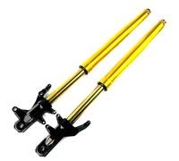 Shock Damper For Msx125 M3 M5 M6 Z6 Electric Monkey Motorcycle Front Fork 720mm Doubl Adjustable Damping Front Shock Absorber(720mm yellow)