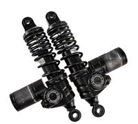 Shock Damper For NIU Ninebot M95C MZ Mmax110p ZEEHO AE4 AE5 270-335MM Rear Shock Absorber Dual Damping Nitrogen Rear Shock(Black-290MM Round)