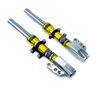 Shock Damper For Scooter BWS FORCE RSZ CUXI NIU Ninebot 30core 360/400mmMotorcycle Front Fork Hydraulic Front Shock Absorber(360mm yellow)