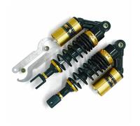 Shock Damper Universal 280mm 11'' Motorcycle Dirt Bike Scooter Rear Air Shock Absorbers Suspension(Black fork head)