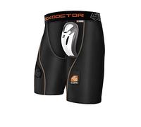 Shock Doctor Boy Bioflex Cup Compression Hockey Shorts, Black, Small