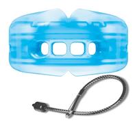 Shock Doctor Double Braces Mouthguard - Mouth Piece Blue Strapped - Adult