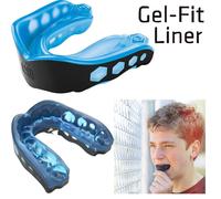 Shock Doctor Gel Max Adult Mouthguard Blue Black Rugby Boxing Gum Shield