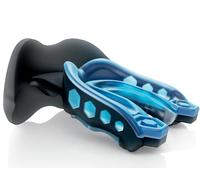 Shock Doctor Gel Max Lip Guard Convertible Mouthguard (Blue and Black, Youth)