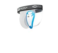 Shock Doctor Jockstrap with Protective Cup for Boys and Men - White - Designed for Playing Sport.