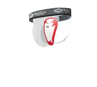 Shock Doctor Jockstrap with Protective Cup for Boys - Whits - Boys Large (kids) - Designed for Playing Sport.