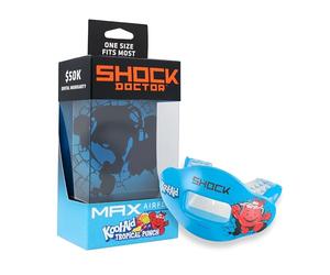 Shock Doctor Kool Aid Lip Guard Mouth Guard - Max Air Flow, Full Mouth Protection Compatible with Braces, Lip Guard, Instant Fit Mouthguard for Football, Hockey, Lacrosse