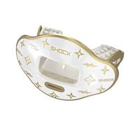 Shock Doctor Max Air Flow 3D Lux White/Gold Lux OSFA