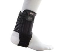 Shock Doctor Men's Ankle Stabilizer with Flexible Support Stays-Black, Large